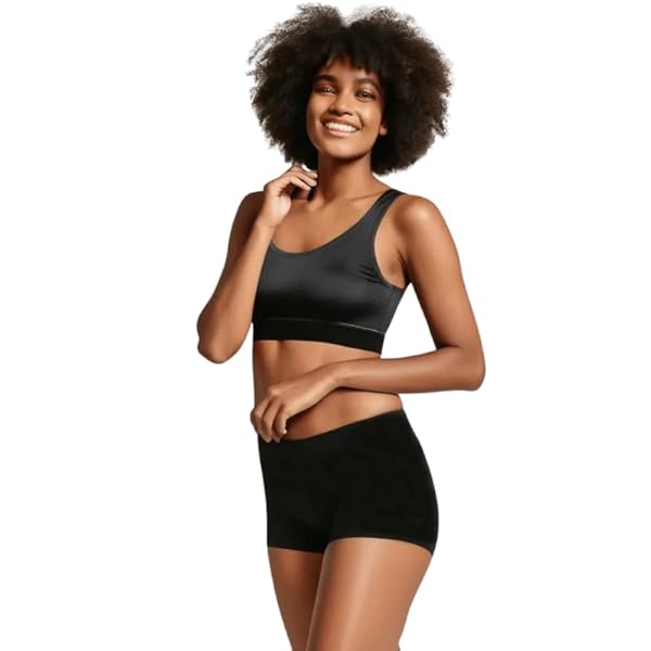 FLADY Period Underwear Heavy Flow Period Pants Heavy Flow Womens Underwear Postpartum Underwear Ladies Underwear Incontinence Shorts Menstrual Underwear Black Pants